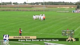 Argos Boys Soccer vs. Oregon Davis- Sectional