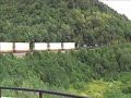 Long train on Horseshoe Curve