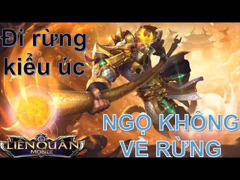 Ngộ không đi rừng cân team rank kim cương MVP Liên quân mobile