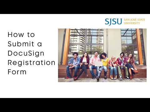 本教程将向新生和归国学生展示如何完成开放大学在线DocuSign注册表格.