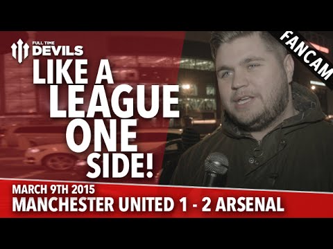 Like A League One Side! | Manchester United 1 Arsenal 2 | FA Cup | FANCAM