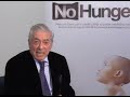 Mario Vargas Llosa apoya la campaña No Hunger