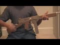 PLEASE READ: My homemade paper cardboard thompson that transforms into a tommy gun NOTE: This gun was not colored or painted. Just a coincidence that the color of the cardboard that i used matched the color of the parts. NOTE: This gun wasnt intended to shoot NOTE:Wasnt designed to transform...