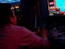 Rogent playing game @ Super Arcade
