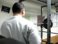 Standing Push Press / 225 x 3 Reps