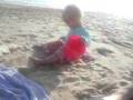 Playing in the sand