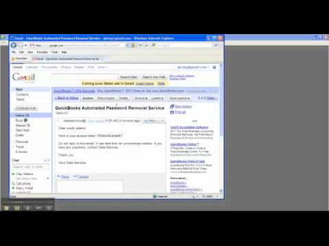 how to change quickbooks password
