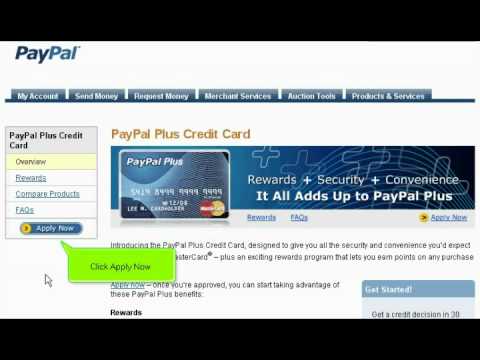how to apply for paypal credit