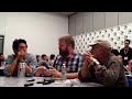 Group interview with star Steven Yeun, executive producer Robert Kirkman and star Jeffrey DeMunn of The Walking Dead at Comic-Con 2011.