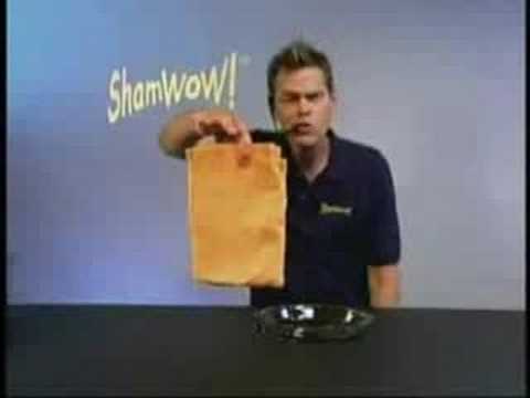 Shamwow- Doesn't Drip, Doesn't Make A Mess