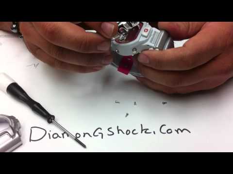 how to remove bezel from g shock