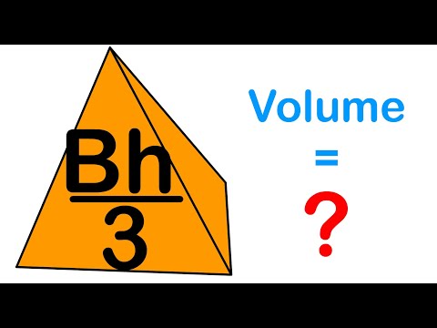 how to prove volume of pyramid