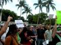 Iranian exiles protest government crackdown at Friendship Torch in Miami pt. 1
