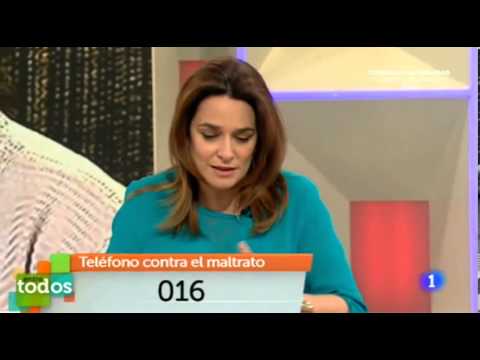 moreno - La presentadora del programa solidario de TVE,