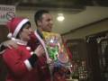 un papa noel con mucha personalidad
