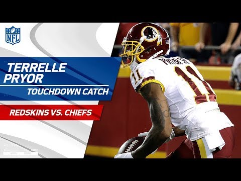 Video: Terrelle Pryor Comes Down w/ TD Bomb from Kirk Cousins! | Redskins vs. Chiefs | NFL Wk 4 Highlights