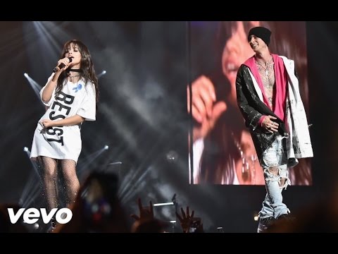 (HD) Camila Cabello & Machine Gun Kelly "Bad Things" at Zedd's ACLU Benefit Concert (4/3/2017)