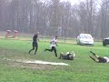 in this 2 minute asl vlog, you will see several new clips of deaf ladies making a tough tackle, an incredible interception and a sensational touchdown.  in today's commentary, jasmine garcia makes a point about hawk relay sponsoring typically overlooked groups such as deaf women, deafblind, and unique sports such as cycling.  hawk relay doesn't care about making a profit or gaining recognition off popular men's teams like other companies.  hawk relay cares about giving back to the community -- instead of promoting company image and making money.  hawk relay sets an excellent example of a positive company and community relationship, and we hope other companies will learn from hawk relay and do the same -- give support to those who need it the most!