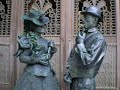Estatua viva, Bar�o e Baronesa