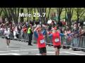 2010-05-16 | Wattier Brothers run The 2010 Boston Marathon ~> Brothers Steve & Dan Wattier ran the 2010 Boston Marathon together and, as planned, finished with identical times. ()