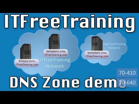 how to locate primary and secondary dns