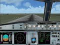 Landing at Malpensa Airbus319