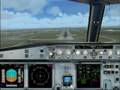 Landing at Malpensa Airbus319