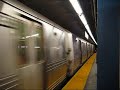 New York City Parked R32 train and R46 (F) Train @ Union Tpk New York City Parked R32 train and R46 (F) Train @ Union Tpk