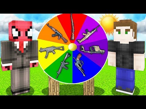 PUBG SİLAHLI ÇARK ÇEVİRME OYNADIK! 😱 - Minecraft
