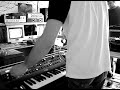 Mike Dobler (front) on synth preset rotation. Houston Guy (back) on computer-controlled resonator neuronium.