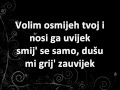 Toše Proeski - Volim osmijeh tvoj + Lyrics