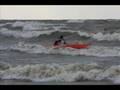 Sea Kayak Surfing on Lake Erie