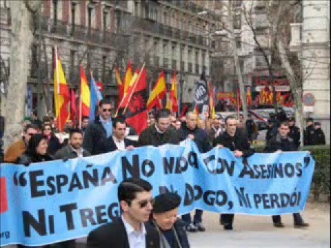 Manifestacion FE/La Falange contra ...