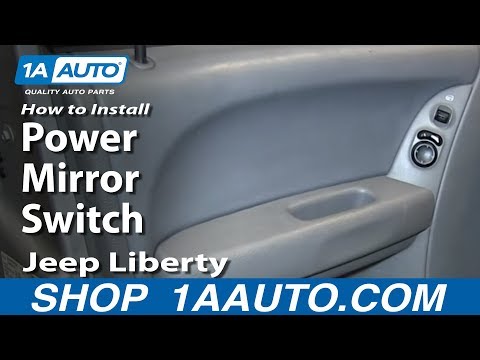 How To Install Replace Power Mirror Switch 2004-07 Jeep Liberty