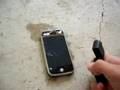 Marteling van een iPhone