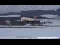 【HD】 冬の旭川空港 JAL McDonnell Douglas MD-90 Landing &Snow of Daisetsuzan
