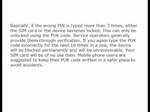 how to locate puk code