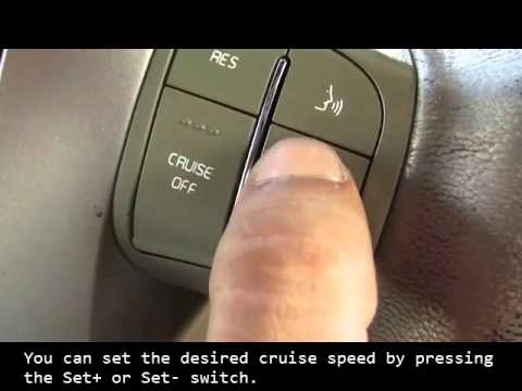how to use cruise control in xuv500