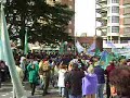 Gral Rodriguez: Protesta de empleados municipales