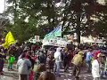 Gral Rodriguez: Protesta de empleados municipales