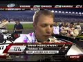 Denny Hamlin vs. Brad Keselowski and Dale Jr.