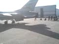 Norwegian F-16 starting up engine