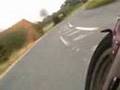 cagiva elefant. on board camera. bikecam