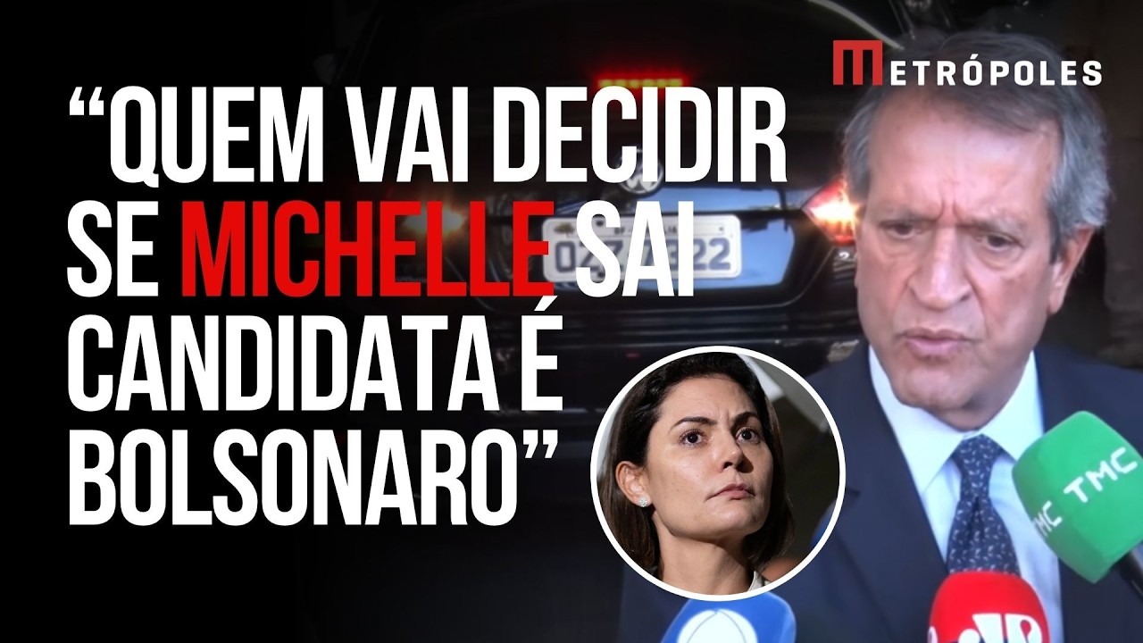 Bolsonaro decidirá candidatura de Michelle ao Senado até domingo, diz Valdemar