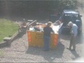 pikeys taking from a skip
