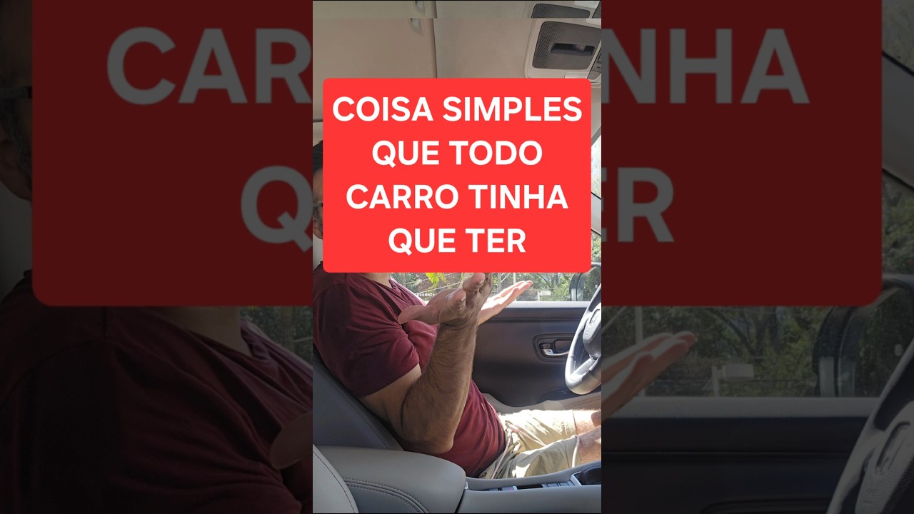 TODO CARRO DEVERIA TER ISSO!