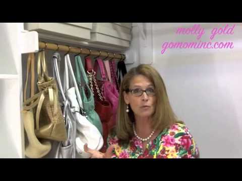 how to organize purses