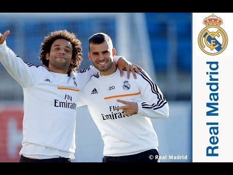 El Real Madrid completa la primera sesión de la semana