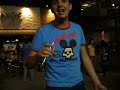 Tinajo y el truco del vaso.