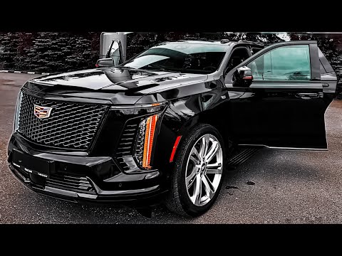 2025 Cadillac Escalade ESV Exclusive: Black Raven, Interior and Exterior